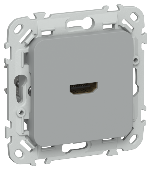 IEK FLITE Розетка HDMI РШДМА-ФлС серый IEK, FI-H10-K03