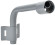 IEK LIGHTING Кронштейн КР-1 D=60мм L=350мм под монтажную ленту 1 хомут серый IEK, LT-DKU0D-CR-60-35-21-K03