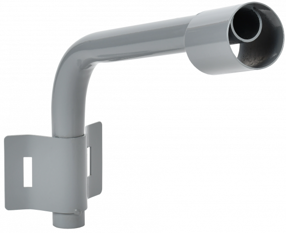 IEK LIGHTING Кронштейн КР-1 D=60мм L=350мм под монтажную ленту 1 хомут серый IEK, LT-DKU0D-CR-60-35-21-K03