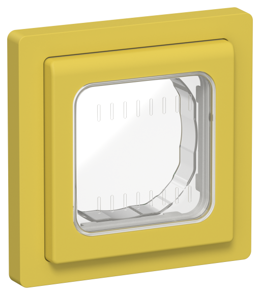 IEK FLITE Рамка 1-местная IP55 Рпро-1-55-ФлЖК желтый карри IEK, FI-M10-32-55-K44