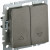 BRITE Выключатель жалюзи 10А ВС10-1-5-БрТБ темная бронза IEK, BR-V15-0-10-K45