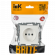 IEK BRITE Розетка 1-местная без заземления без защитных шторок 10А РС10-1-0-БрБ белый , BR-R10-10-K01