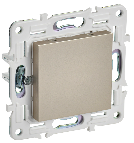 IEK SKANDY Заглушка с суппортом SK-C01Sh шампань , SK-PL10-K37