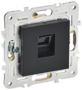 SKANDY Розетка компьютерная RJ45 кат.6 SK-K02Bl черный , SK-K10-2-K02 SKANDY Розетка компьютерная RJ45 кат.6 SK-K02Bl черный , SK-K10-2-K02