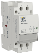 ARMAT Контактор модульный KMR 40А 24В AC/DC 2НО IEK, AR-KMR20-040-20-024 ARMAT Контактор модульный KMR 40А 24В AC/DC 2НО IEK, AR-KMR20-040-20-024