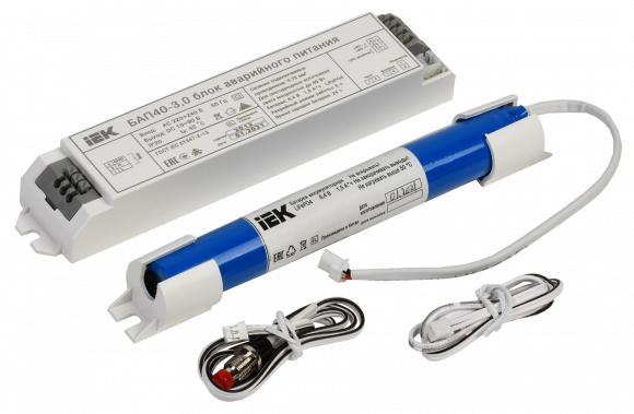 IEK Блок аварийного питания БАП40-3,0 для LED IEK, LLVPOD-EPK-40-3H
