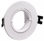LIGHTING Светильник 4105 встраиваемый под лампу MR16 круг пластиковый белый IEK, LT-UVB0-4105-GU05-1-K01