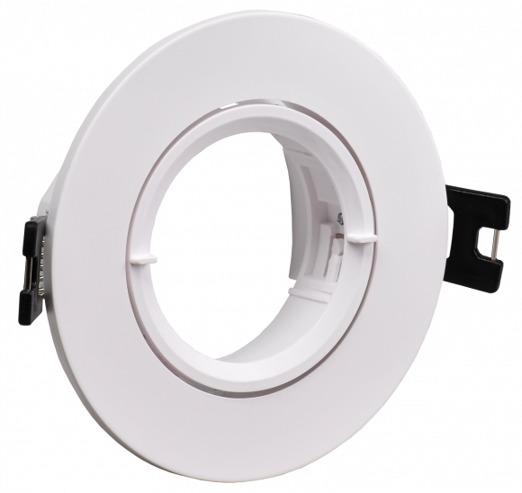 IEK LIGHTING Светильник 4105 встраиваемый под лампу MR16 круг пластиковый белый IEK, LT-UVB0-4105-GU05-1-K01