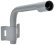 IEK LIGHTING Кронштейн КР-1 D=48мм L=350мм под монтажную ленту 1 хомут серый IEK, LT-DKU0D-CR-48-35-21-K03