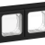 FLITE Рамка 2-местная IP55 Рпро-2-55-ФлЧ черный IEK, FI-M20-32-55-K02