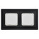 IEK FLITE Рамка 2-местная IP55 Рпро-2-55-ФлЧ черный IEK, FI-M20-32-55-K02