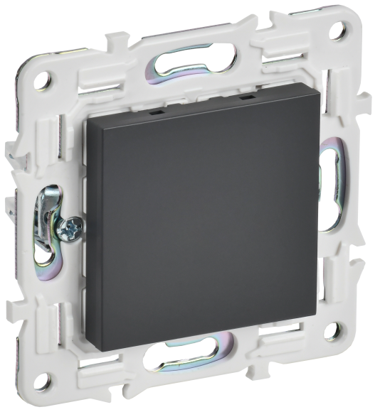 IEK SKANDY Заглушка с суппортом SK-C01T титан , SK-PL10-K48