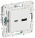 IEK SKANDY Розетка USB A+C 18Вт SK-R13W арктический белый , SK-U22-018-K01
