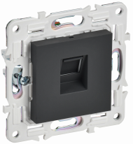 SKANDY Розетка компьютерная RJ45 кат.6 SK-K02G графит , SK-K10-2-K53