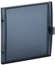 TEKFOR Дверца для корпуса пластикового КМПн-24 IP65 черная прозрачная IEK, TF-KP72D-DV-24-K02