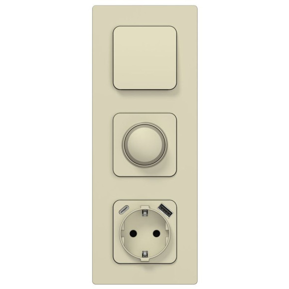 IEK FLITE Светорегулятор TRIAC 550Вт СС21-5-12-ФлШ шампань IEK, FI-D23-0550-K37