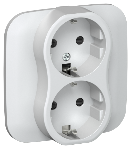 IEK FLITE Розетка 2-местная с заземлением с защитными шторками 16А РСш12-0-А-ФлЖ жемчуг IEK, FI-R24A-16-K36