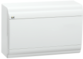 PRIME Корпус пластиковый ЩРН-П-12 модулей навесной белый/белая дверь IP41 IEK, MKP82-N-12-WD-41-10