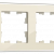 BRITE Рамка 4 -местная РУ-4-2-БрВа стекло ванильный IEK, BR-M42-G-K10