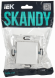 IEK SKANDY Заглушка с суппортом SK-C01W арктический белый , SK-PL10-K01