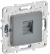 IEK SKANDY Розетка компьютерная RJ45 кат.6 SK-K02Gr серый , SK-K10-2-K03