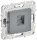IEK SKANDY Розетка компьютерная RJ45 кат.6 SK-K02Gr серый , SK-K10-2-K03