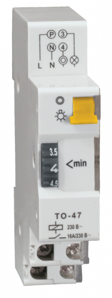 IEK Таймер ТО47 освещения 16А 230В на DIN-рейку IEK, MTA30-16