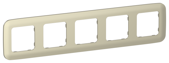 IEK FLITE Рамка 5-местная РУ-5-А-ФлШ шампань IEK, FI-M52-31-20-K37