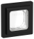 IEK FLITE Рамка 1-местная IP55 Рпро-1-55-ФлЧ черный IEK, FI-M10-32-55-K02