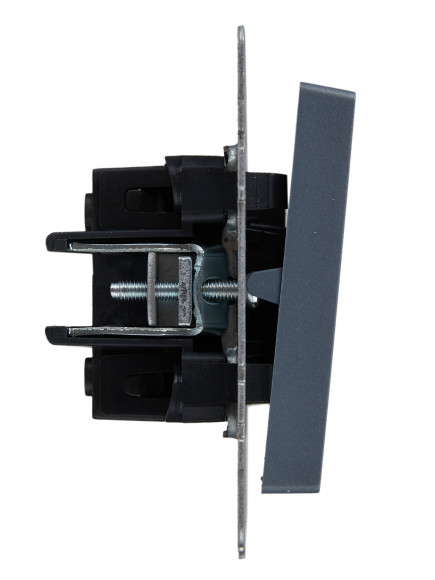 IEK BRITE Выключатель 1-клавишный 10А ВС10-1-0-БрМ маренго , BR-V10-0-10-K35