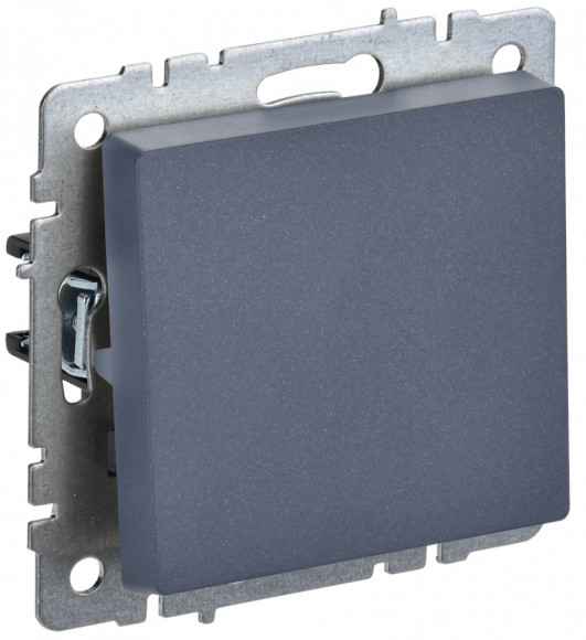 IEK BRITE Выключатель 1-клавишный 10А ВС10-1-0-БрМ маренго IEK, BR-V10-0-10-K35