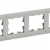BRITE Рамка 4 -местная РУ-4-2-БрД стекло дымчатый IEK, BR-M42-G-K30