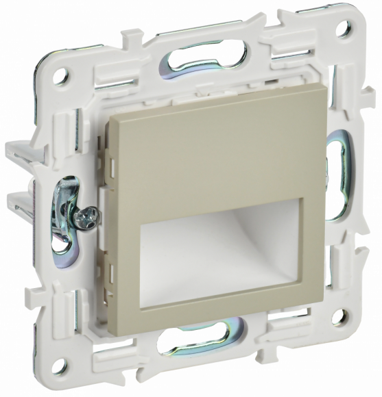 IEK SKANDY Подсветка LED встраиваемая SK-L01B бежевый IEK, SK-FL20-K10