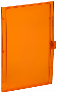 TEKFOR Дверца для корпуса пластикового КМПн-36 IP65 оранжевая прозрачная IEK, TF-KP72D-DV-36-K09