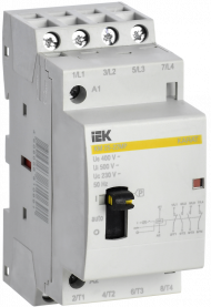 Контактор модульный с ручным управлением КМ25-22МР AC KARAT IEK, MKK12-25-22