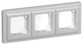 FLITE Рамка 3-местная IP55 Рпро-3-55-ФлА алюминий IEK, FI-M30-32-55-K47