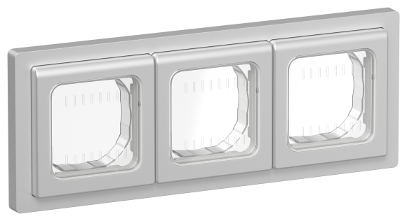 IEK FLITE Рамка 3-местная IP55 Рпро-3-55-ФлА алюминий IEK, FI-M30-32-55-K47