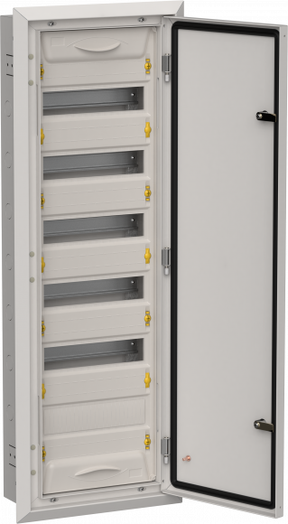 IEK TITAN 5 Корпус металлический ЩРв-72 (1х72) 1005х365х130мм IP31 серый (одна дверь) IEK, TI5-50-V-072-31-7035