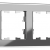 BRITE Рамка 4 -местная РУ-4-2-БрСе стекло серый IEK, BR-M42-G-K03