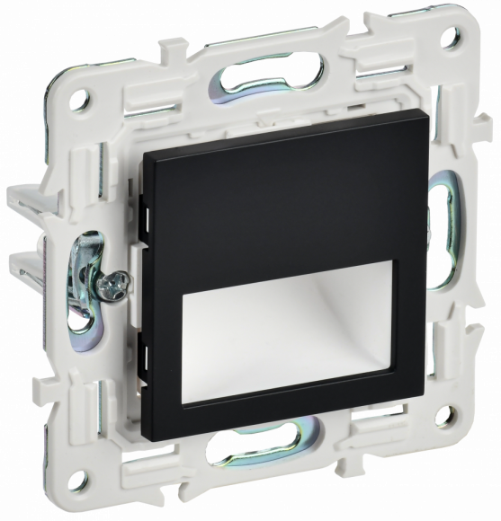 IEK SKANDY Подсветка LED встраиваемая SK-L01Bl черный IEK, SK-FL20-K02