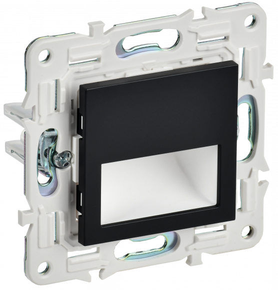 IEK SKANDY Подсветка LED встраиваемая SK-L01Bl черный , SK-FL20-K02