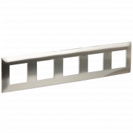 SKANDY Рамка 5-местная SK-F35N металл никель , SK-M52-M-K50