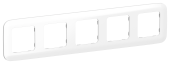 FLITE Рамка 5-местная РУ-5-А-ФлБ белый IEK, FI-M52-31-20-K01
