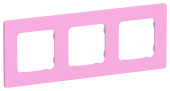 FLITE Рамка 3-местная РУ-3-К-ФлПр пурпурный IEK, FI-M32-32-20-K99