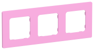 FLITE Рамка 3-местная РУ-3-К-ФлПр пурпурный IEK, FI-M32-32-20-K99