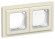 IEK FLITE Рамка 2-местная IP55 Рпро-2-55-ФлСл сливочный IEK, FI-M20-32-55-K86