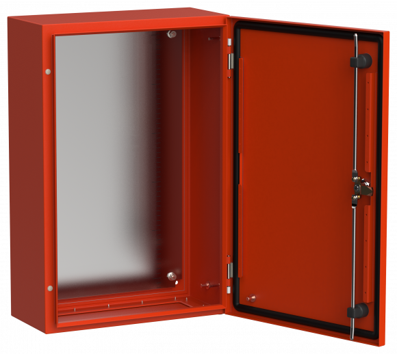 IEK TITAN 5 Корпус металлический ЩМП-60.40.20 УХЛ1 IP66 RAL3020 красный IEK, TI5-13-N-060-040-020-66