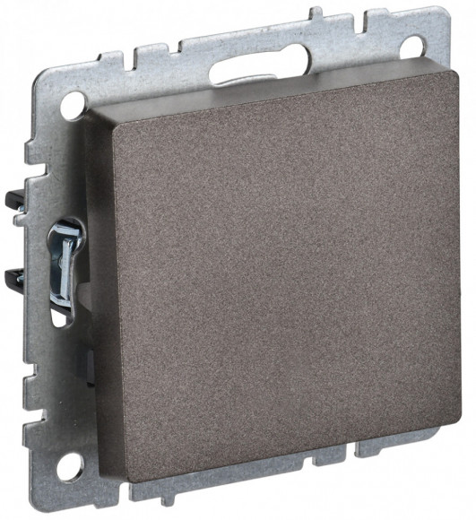 IEK BRITE Выключатель 1-клавишный 10А ВС10-1-0-БрТБ темная бронза IEK, BR-V10-0-10-K45