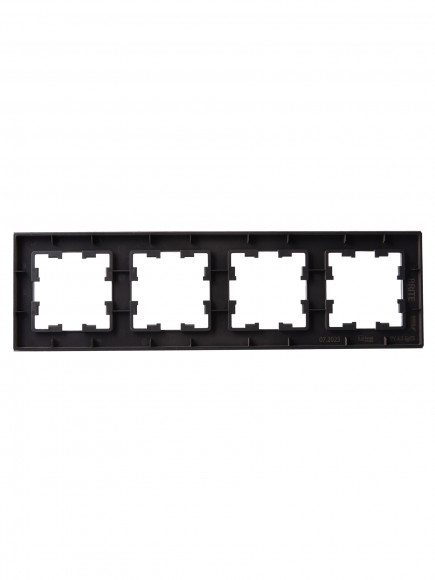 IEK BRITE Рамка 4 -местная РУ-4-2-БрТБ стекло темная бронза , BR-M42-G-K45