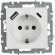 IEK BRITE Розетка 1-местная с заземлением с защитными шторками 16А с USB A+C 18Вт РЮш11-1-БрБ белый , BR-R14-16-U22-018-K01